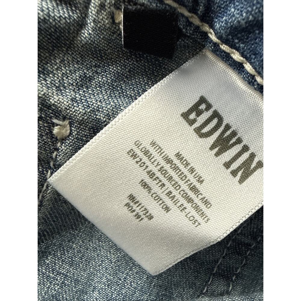 EDWIN Bailee Utility Pant Carpenters Jeans Baggy Denim Relaxed 28 - 30x28 $129 - Picture 5 of 11